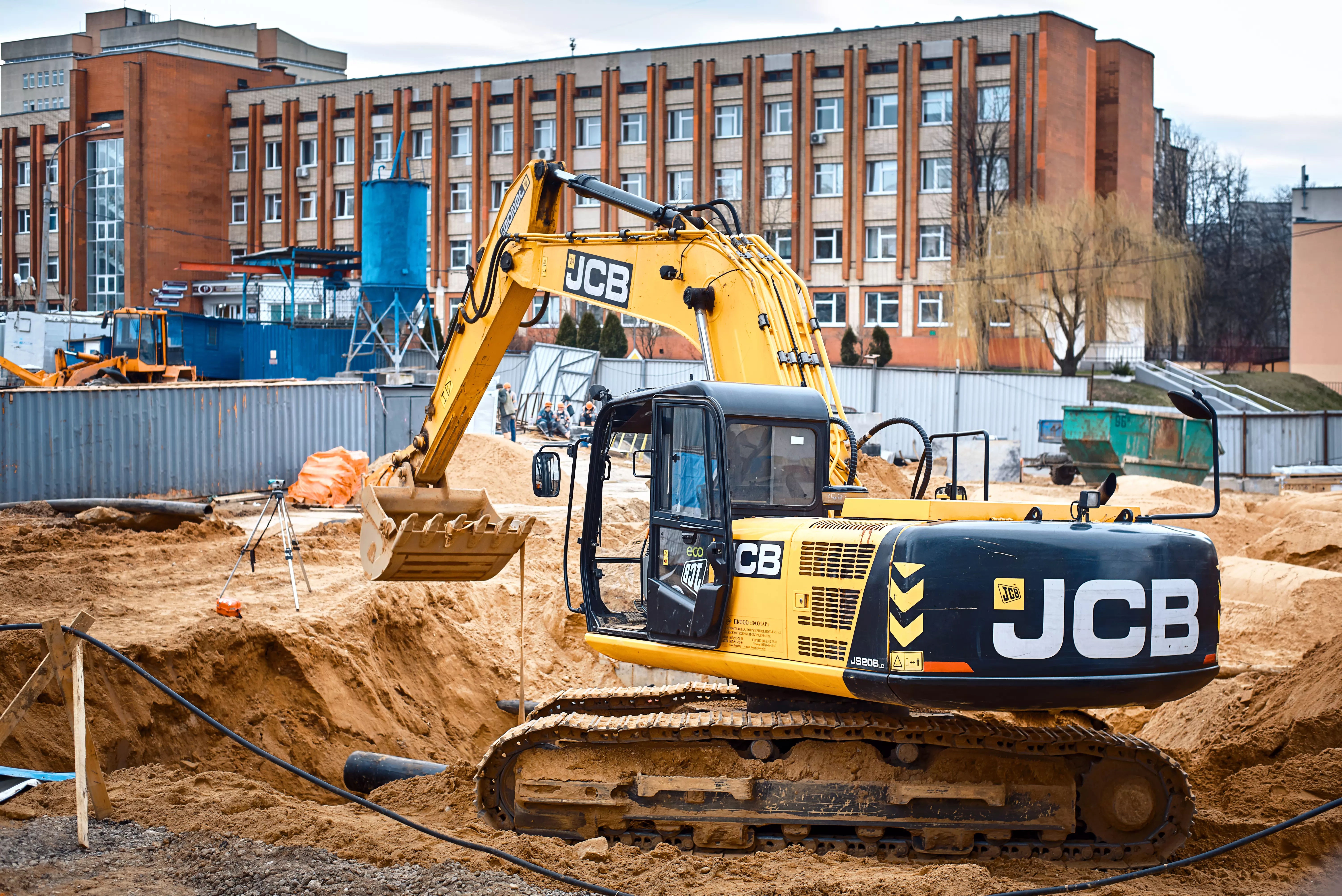 Pièces de train de roulement pour JCB