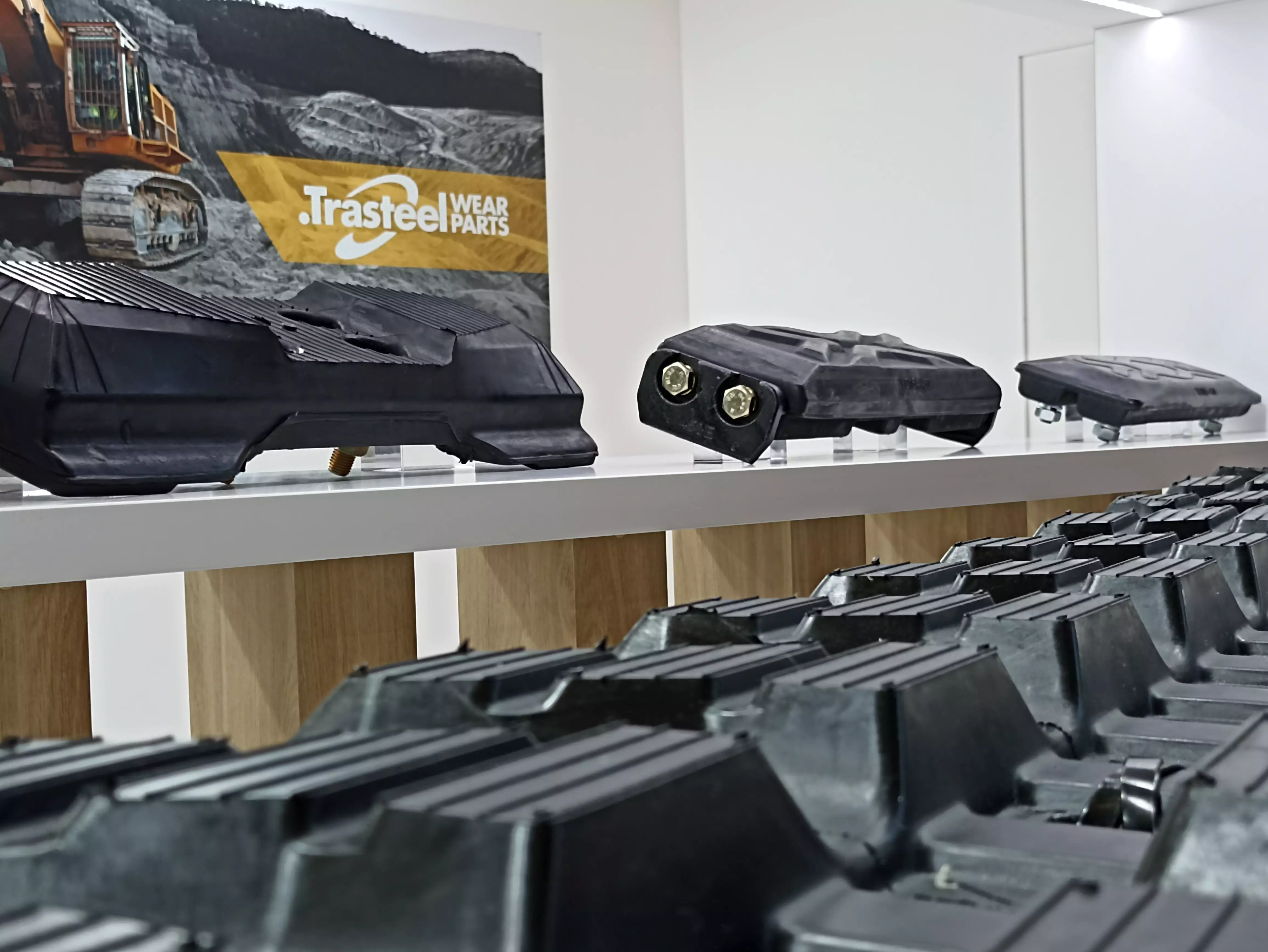 Entretien des patins en caoutchouc pour machines