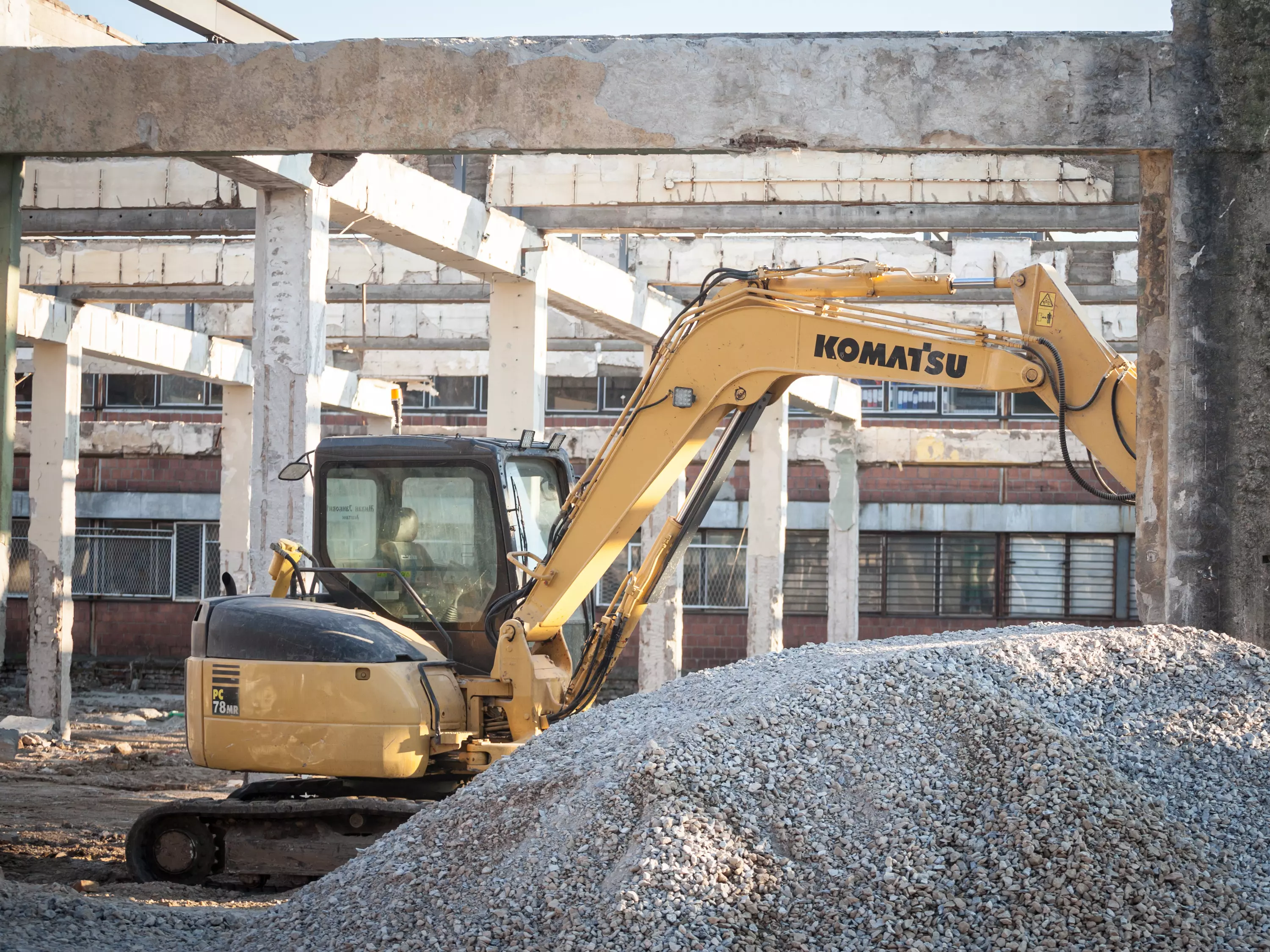Technical support and after-sales assistance for public works machinery